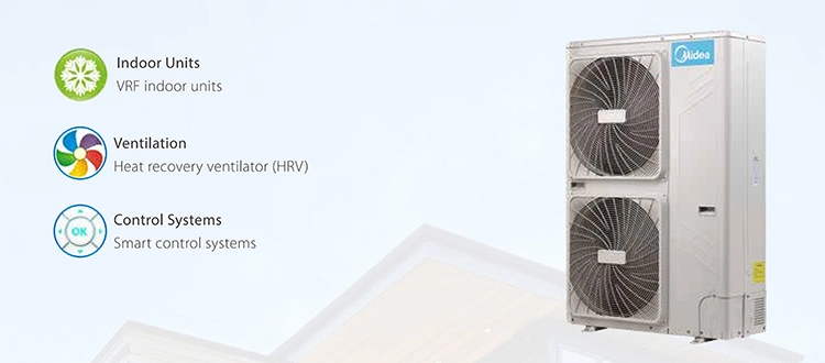 Midea Cooling Only 2.5HP Mdvc-V72W/Dvn1 25000BTU 7.2kw Air Conditioner Indoor