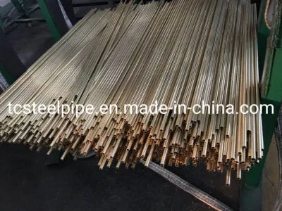 China 1 Zoll dünnwandiges C11000-Kupferrohr für Klimaanlagen